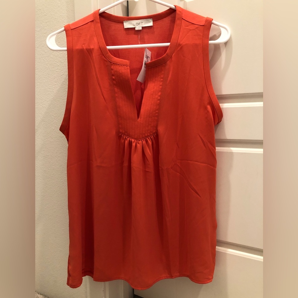 LOFT Mixed Media Tank, Size S